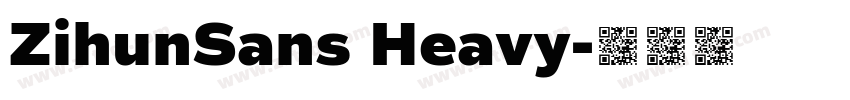 ZihunSans Heavy字体转换